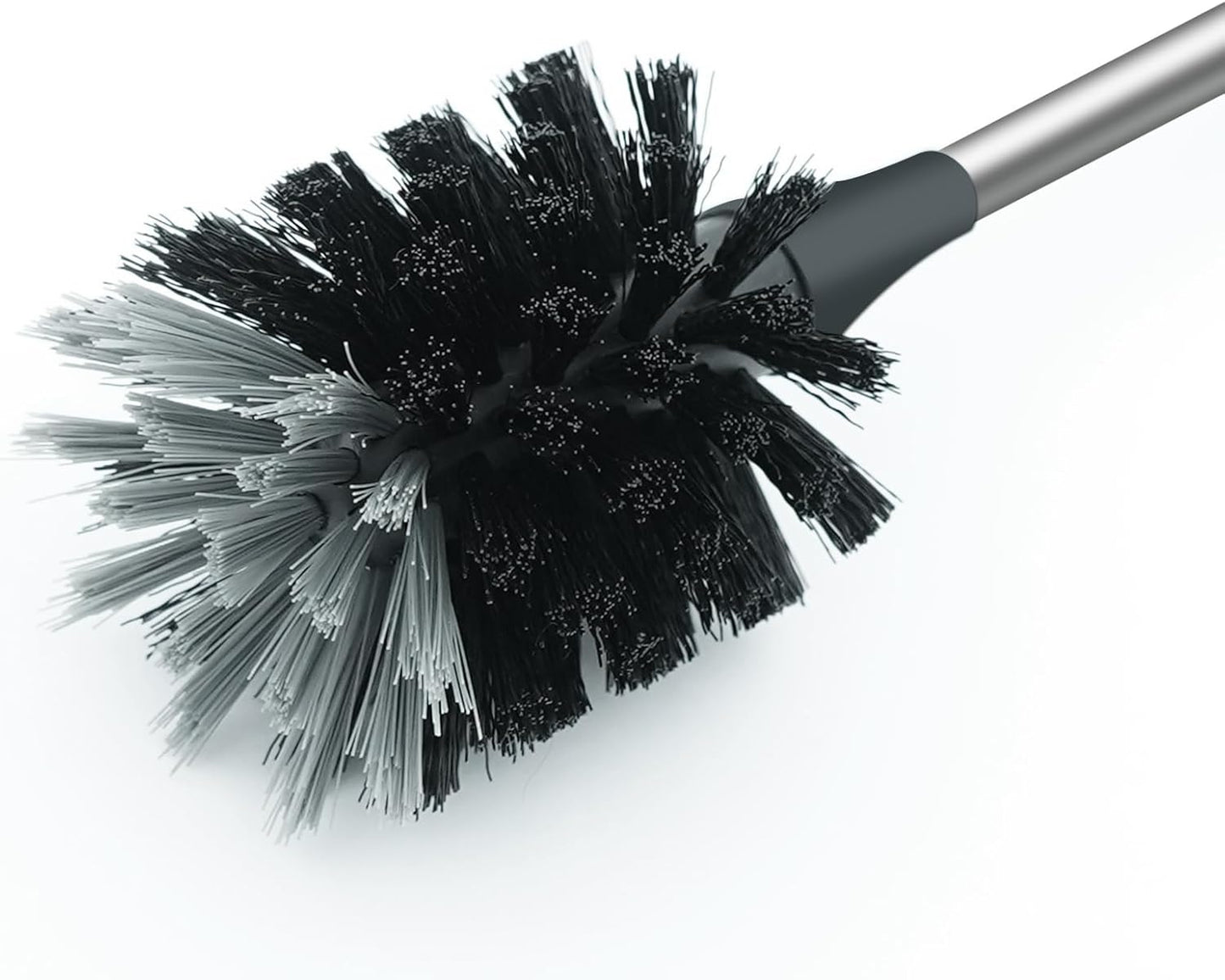 Bottle Brush, Bendable Long Handle Cleaner Brushes for Cleaning Neck Bottles, Baby Bottles, Water Bottles, Tumblers, Flask, Bird Feeder, Vase and Home Kitchen Sink Cleaning Brush (Black and White)